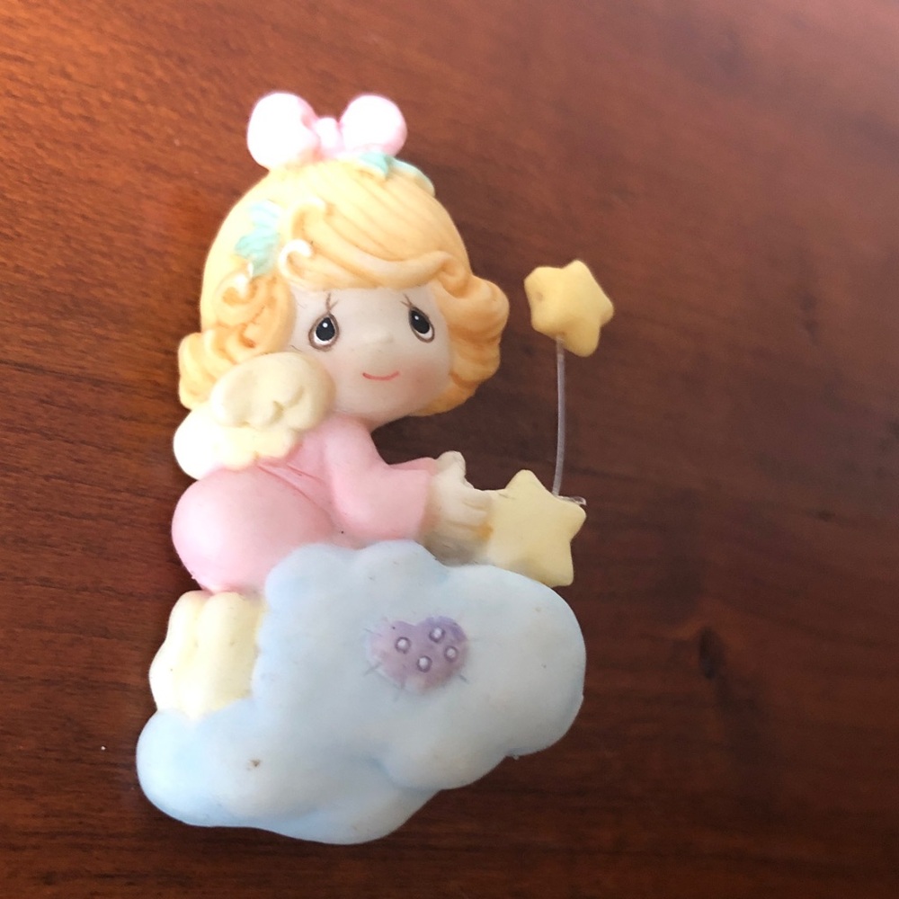 Precious Moments vintage brooch
